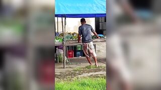Man with Mental Breakdown Severs His Own Hand with Machete and Collapses in Agony