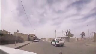 IRGC  Vehicle Ambushed In  Isfahan Province, Iran