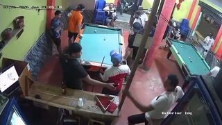 Massacre in a Pool Hall: Masked Assassins Slaughter Two at Point-Blank Range