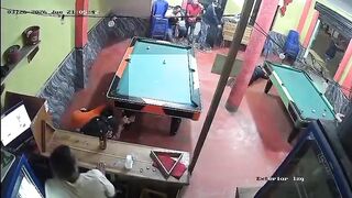 Massacre in a Pool Hall: Masked Assassins Slaughter Two at Point-Blank Range