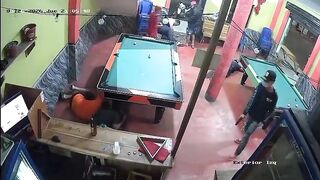 Massacre in a Pool Hall: Masked Assassins Slaughter Two at Point-Blank Range
