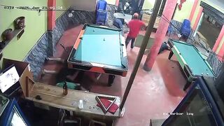 Massacre in a Pool Hall: Masked Assassins Slaughter Two at Point-Blank Range