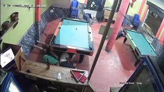 Massacre in a Pool Hall: Masked Assassins Slaughter Two at Point-Blank Range