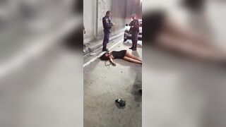 Pretty Girl Dies Instantly After Losing Control of Motorcycle Leaving Bar