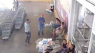 Taxi Driver Ruthlessly Killed in Supermarket Parking Lot as Horrified Shoppers Watch