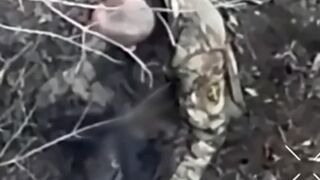 The wounded Orc ended his pain on his own