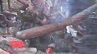 Drone Volcano Burns Russian's Head to a Crisp