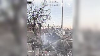 Drone Volcano Burns Russian's Head to a Crisp