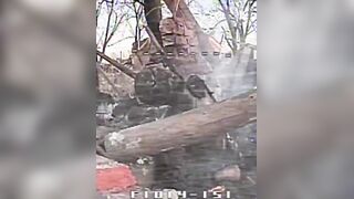 Drone Volcano Burns Russian's Head to a Crisp