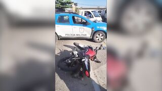 Motorcyclist Loses Control, Falls, and Gets Brutally Crushed to Death by Bus