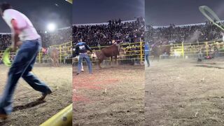 FUCKING BRUTAL, man getting fucked and trampled.