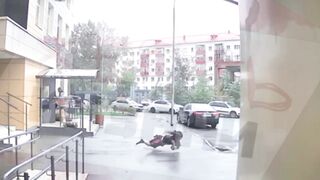 In Kazan, a man jumped from the 11th floor