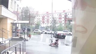 In Kazan, a man jumped from the 11th floor