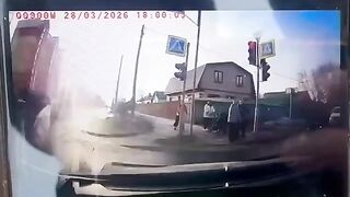 In Omsk, a woman hit two female students