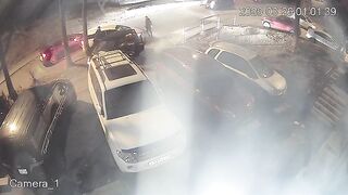 Brutal beating in Vladivostok (two views)