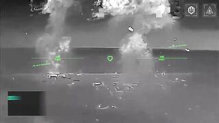 Video by the Ukrainian SBS drone operators is showing attacks on Russian  equipment