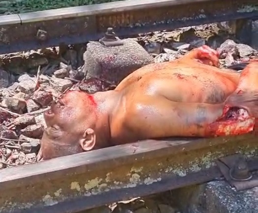 Train's Brutal Toll: Victim Continues to Move in Pure Agony
