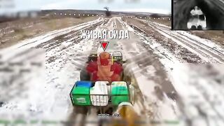 Ukrat + gasoline + drone = good.