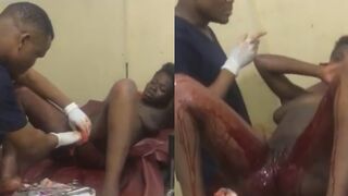 Naked Woman Assaulted By Doc After Giving Birth In Congo {FULL}