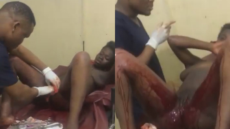 Naked Woman Assaulted By Doc After Giving Birth In Congo {FULL}