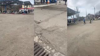 In Donetsk, Russian soldiers rammed a bus stop in the Urals.