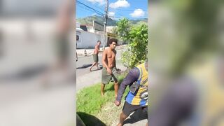 Robbery With Scissors Ends With Good Beating