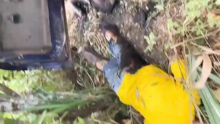 Truck Slams Into High-Voltage Cable – Father and Daughter Fried Alive in Seconds
