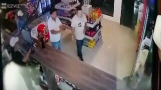 3 Masked Assassins Storm Liquor Store and Execute Shoppers at Point-Blank Range