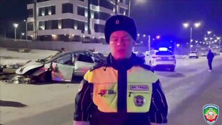 In Kazan, a drunk driver of a Lexus caused a fatal accident (+ aftermath)