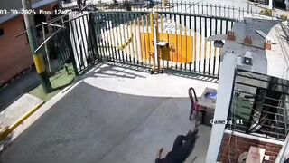 Cold-Blooded Assassin Sneaks In and Brutally Guns Down Unsuspecting Security Guard