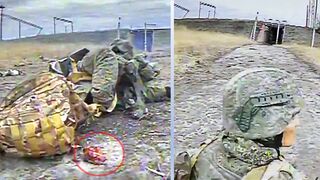 Neglected Russian Brain Ejected from Skull during Strike