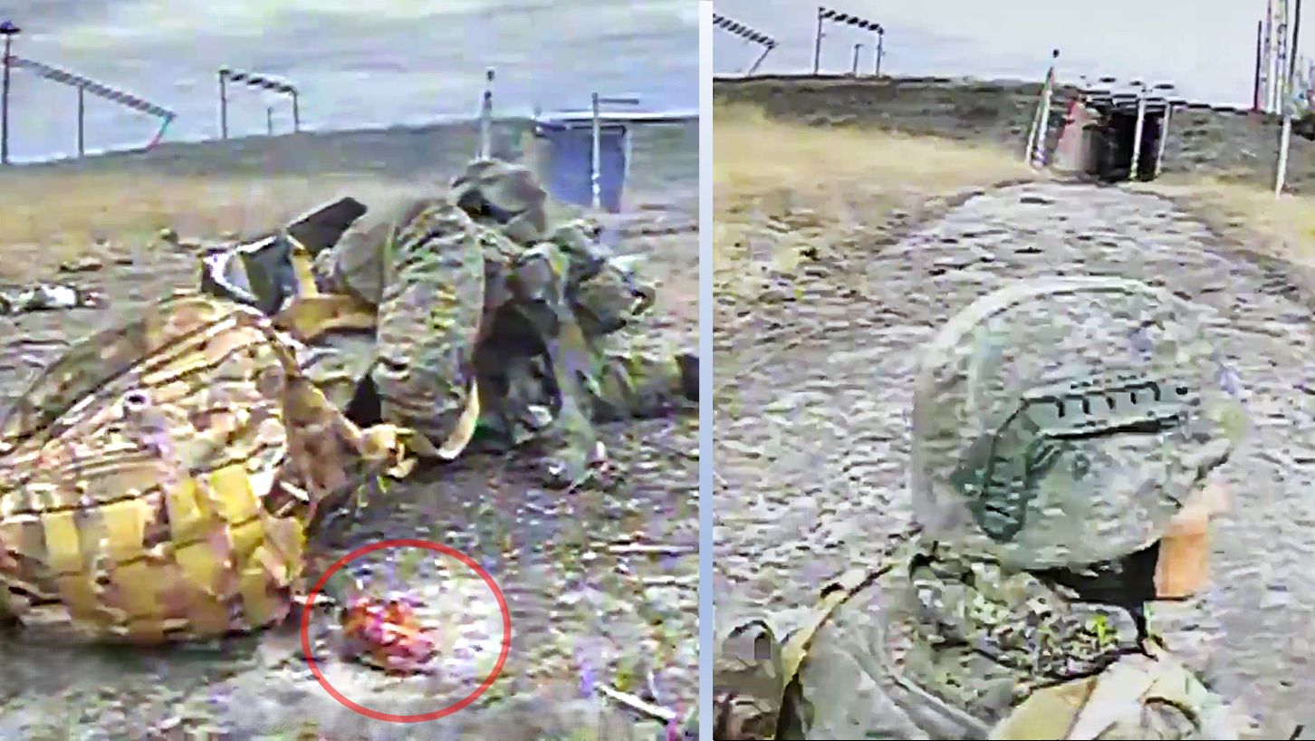Neglected Russian Brain Ejected from Skull during Strike