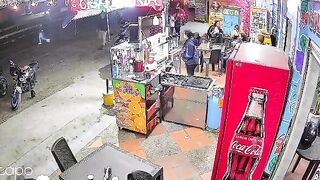 Shocking Moment Woman Steps in Front of Truck for Instant Suicide