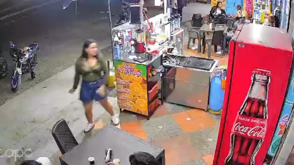Shocking Moment Woman Steps in Front of Truck for Instant Suicide