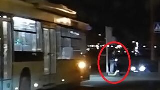 In Minsk, a 16-year-old scooter driver was run over by a trolleybus