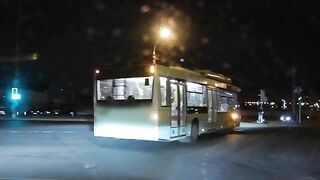In Minsk, a 16-year-old scooter driver was run over by a trolleybus