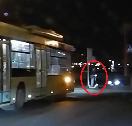 In Minsk, a 16-year-old scooter driver was run over by a trolleybus