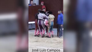 Classic: Spanish bullfighter brutally gored
