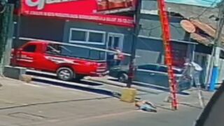 Electrocuted Worker Falls Dead  On The Roadside In Guatemala