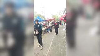 Lunatic Stabs Four Random People In Hubei Province Today