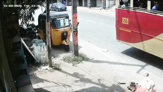 Couple On Motorcycle Takes A Short Flight After Being Hit By Car