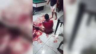 Bloody Scene: Man Killed with Over 20 Stabs Inside Billiard Hall