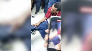 Thief Having A Painful Day In Colombia