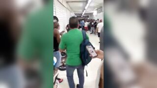 Thief Having A Painful Day In Colombia