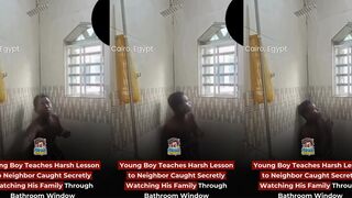 Zapped For Looking At Man in The Shower