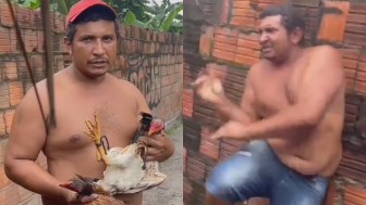 Chicken Thief Caught Red Handed And Punished In Favela