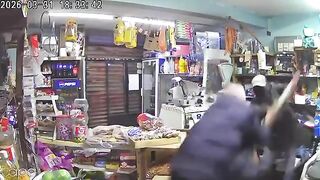 Elderly Store Keeper Stabbed During Fight With Angry Robber