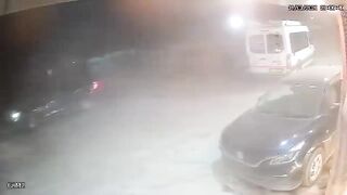 Mad Man Attempts To Kill His Opps With A Tractor