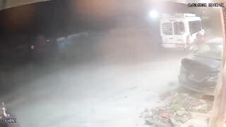 Mad Man Attempts To Kill His Opps With A Tractor
