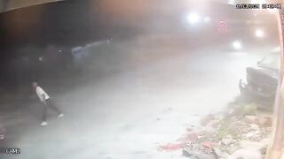 Mad Man Attempts To Kill His Opps With A Tractor